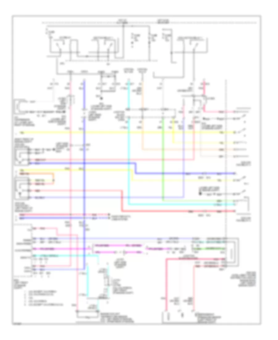 Automatic A C Wiring Diagram 2 of 2 for Nissan Altima 2012