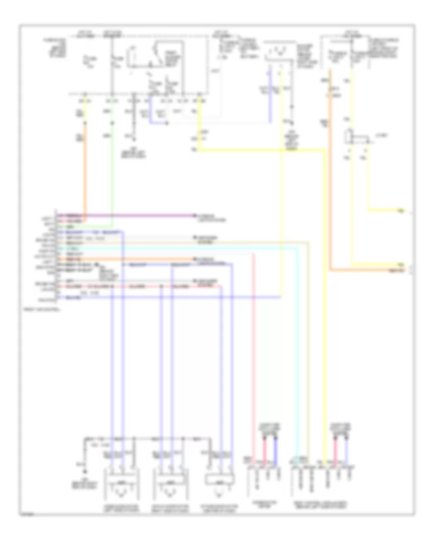 Manual AC Wiring Diagram (1 of 2) for Nissan Altima 2012