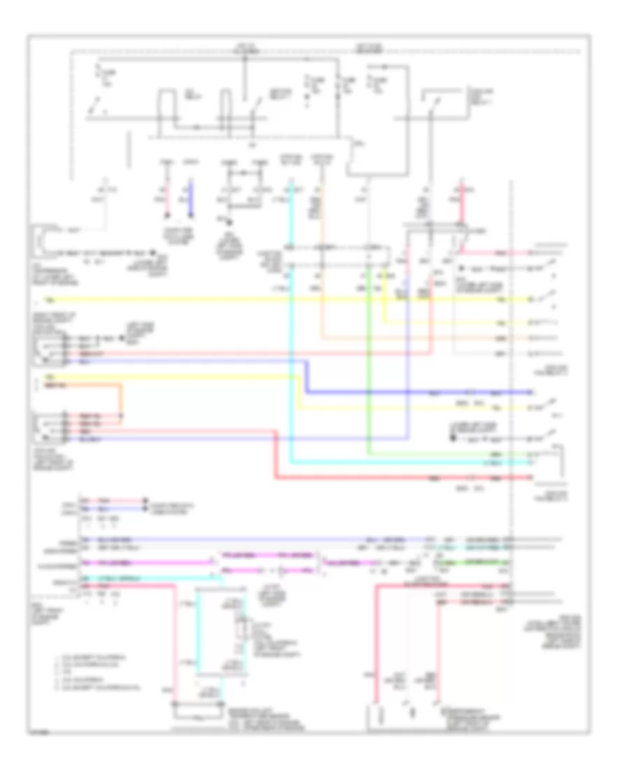 Manual A C Wiring Diagram 2 of 2 for Nissan Altima 2012