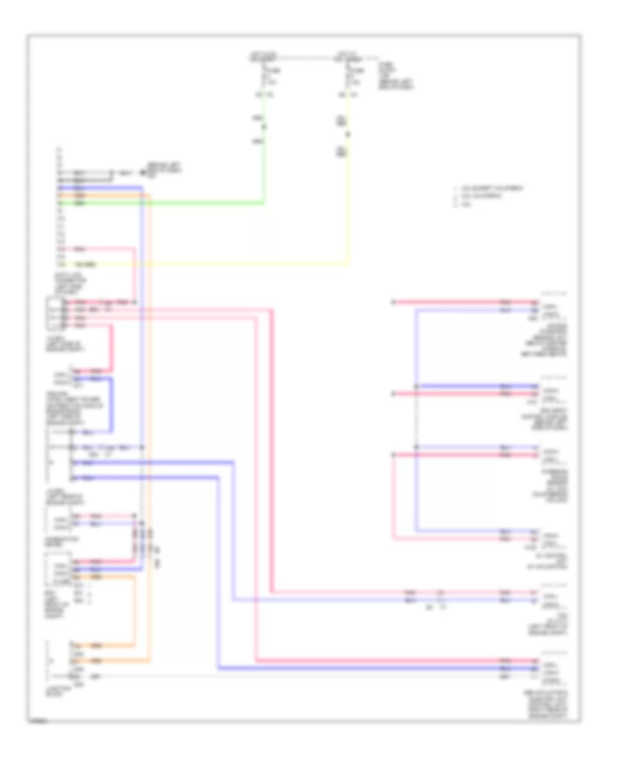 Computer Data Lines Wiring Diagram for Nissan Altima 2012