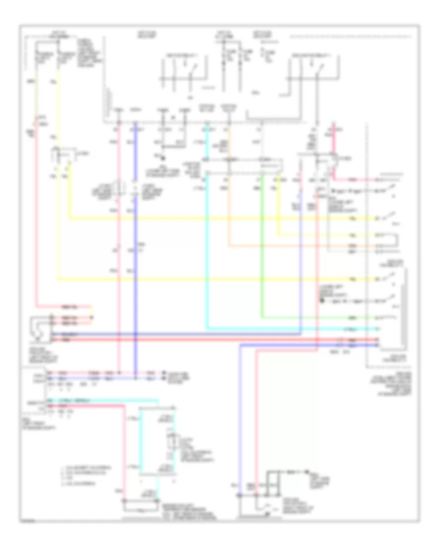 Cooling Fan Wiring Diagram for Nissan Altima 2012