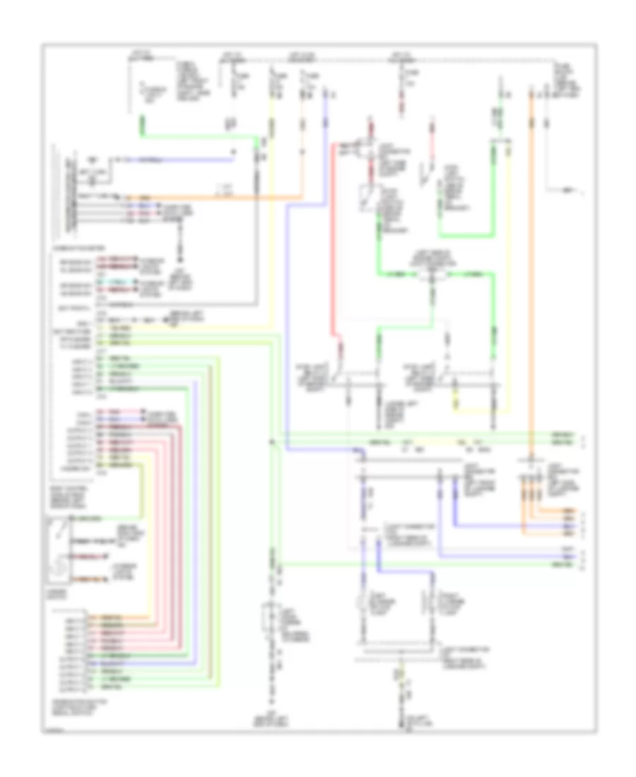 Exterior Lamps Wiring Diagram, Coupe (1 of 2) for Nissan Altima 2012
