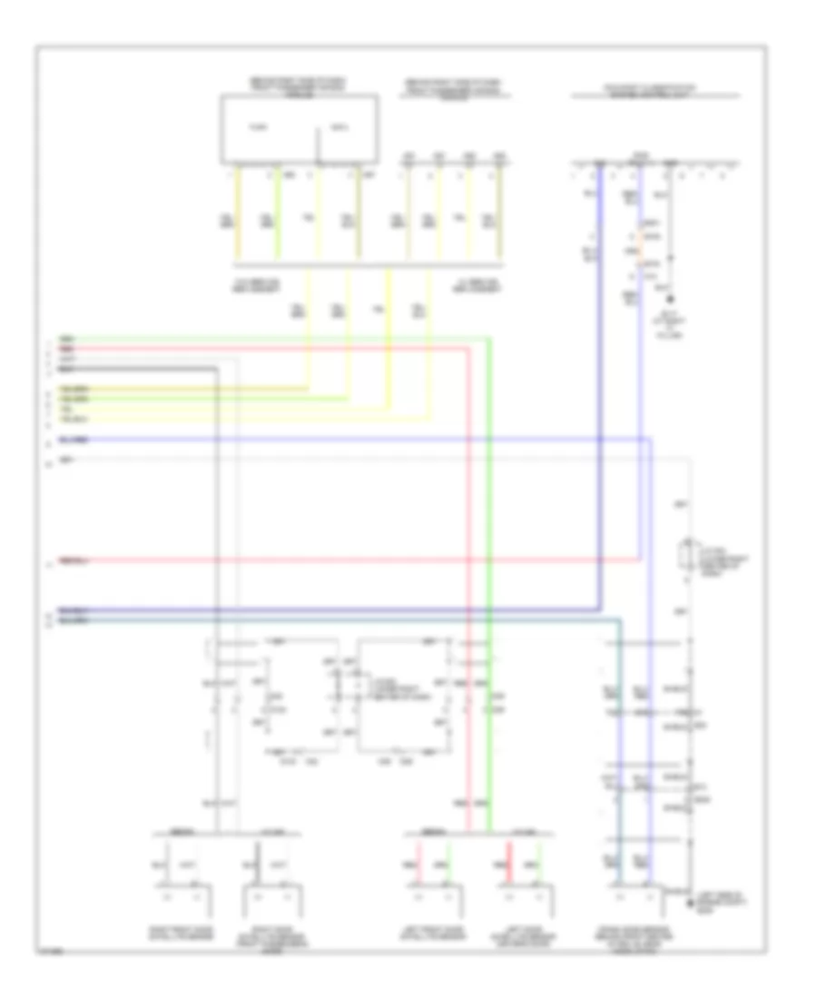 Supplemental Restraints Wiring Diagram 3 of 3 for Nissan Altima 2012