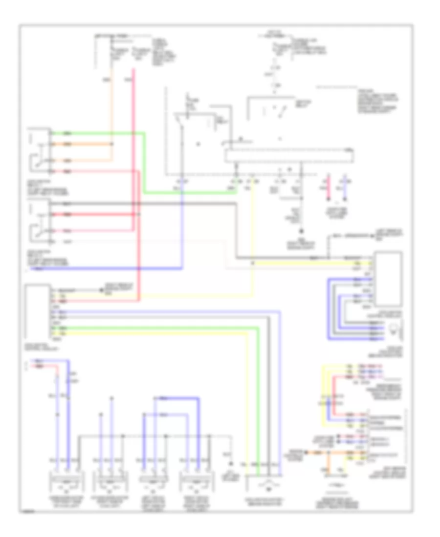 Automatic AC Wiring Diagram (2 of 2) for Nissan GT-R Premium 2014