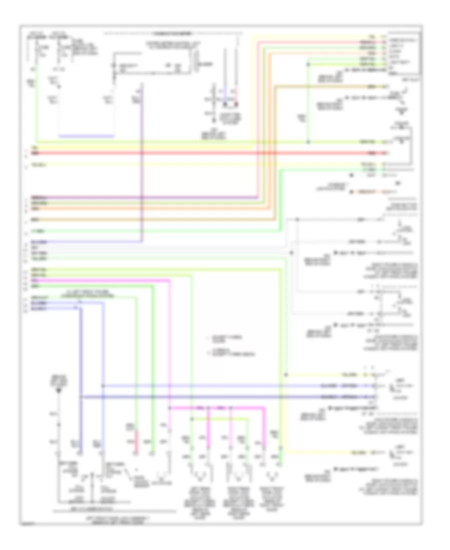 Power Door Locks Wiring Diagram, with Intelligent Key Unit (4 of 4) for Nissan Altima S 2010