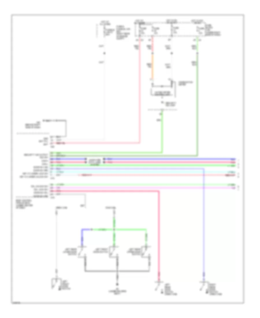 Forced Entry Wiring Diagram 1 of 2 for Nissan Frontier LE 2005
