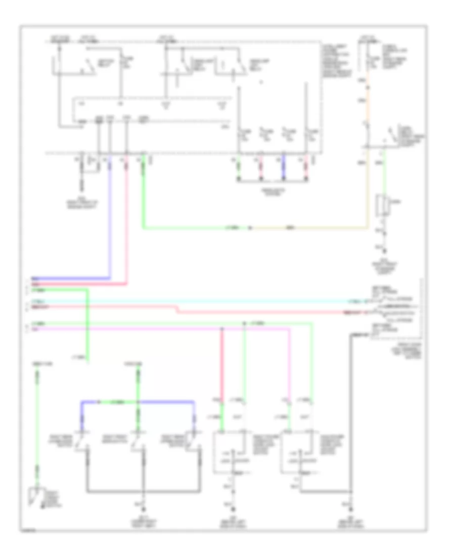 Forced Entry Wiring Diagram (2 of 2) for Nissan Frontier LE 2005