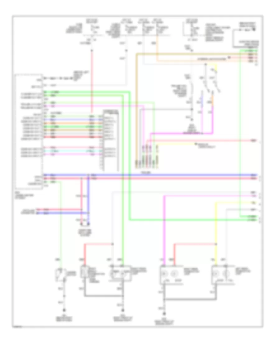 Exterior Lamps Wiring Diagram 1 of 2 for Nissan Frontier LE 2005