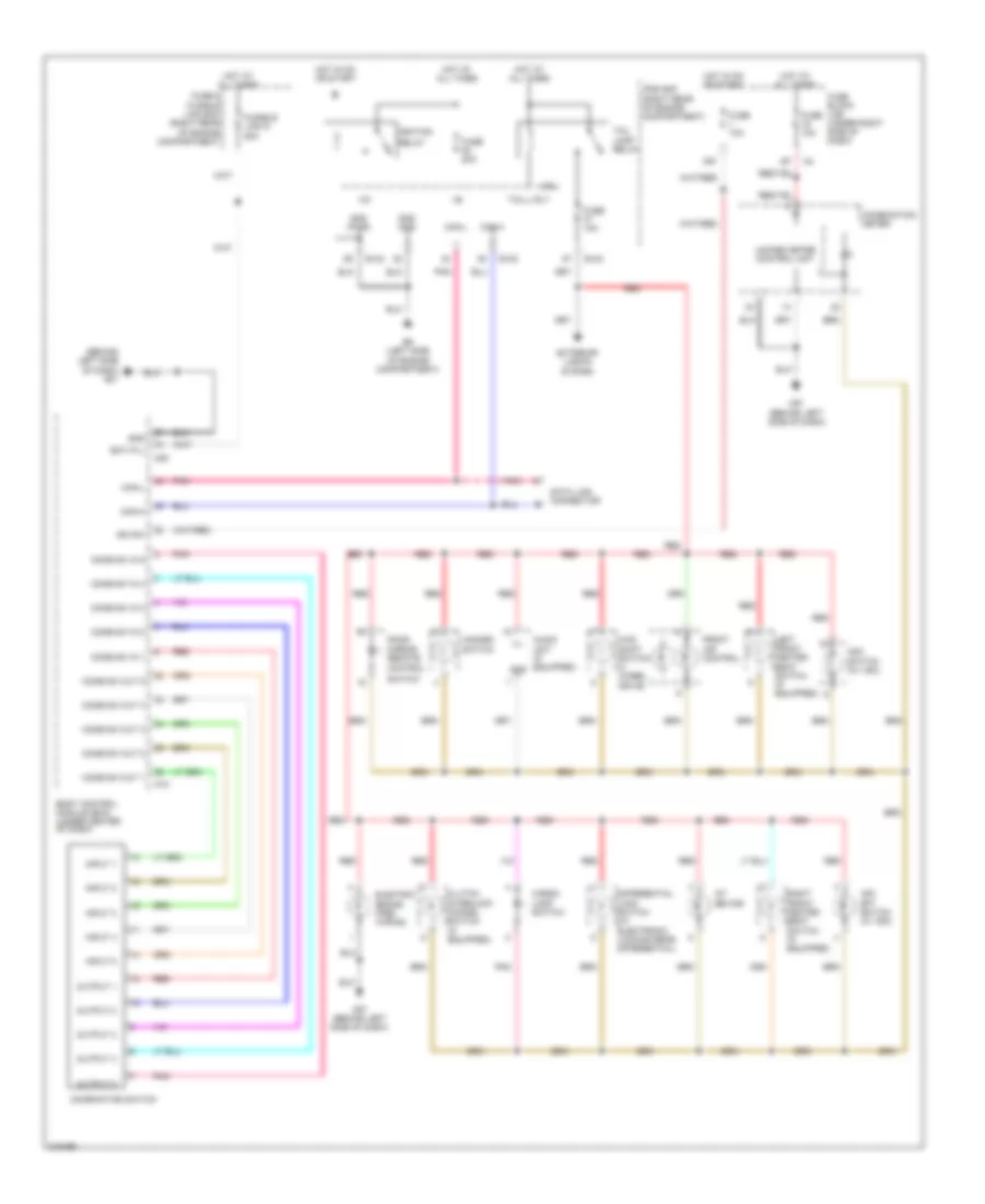 Instrument Illumination Wiring Diagram for Nissan Frontier LE 2005