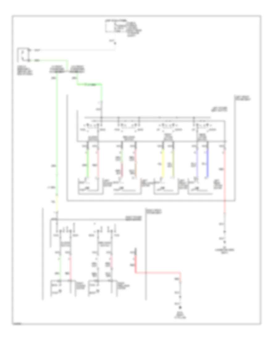 Power Seat Wiring Diagram for Nissan Frontier LE 2005