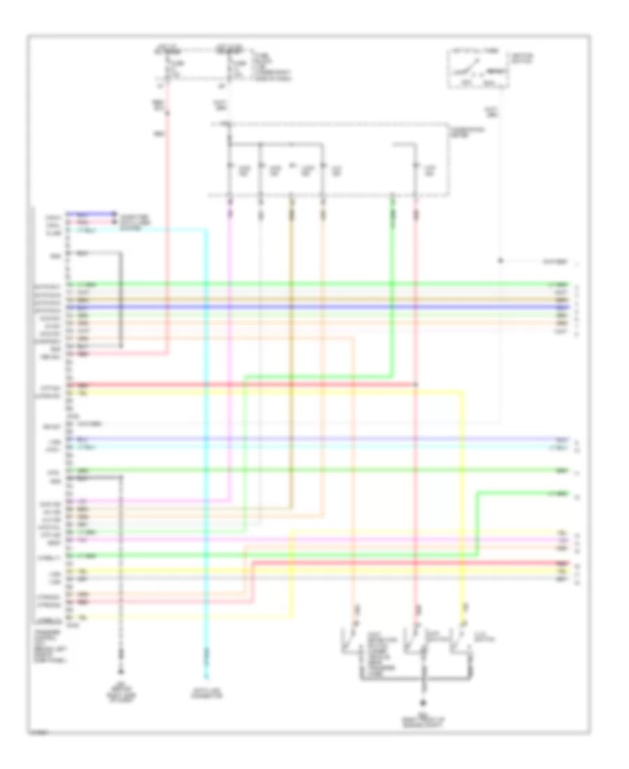 4WD Wiring Diagram A T 1 of 2 for Nissan Frontier LE 2005