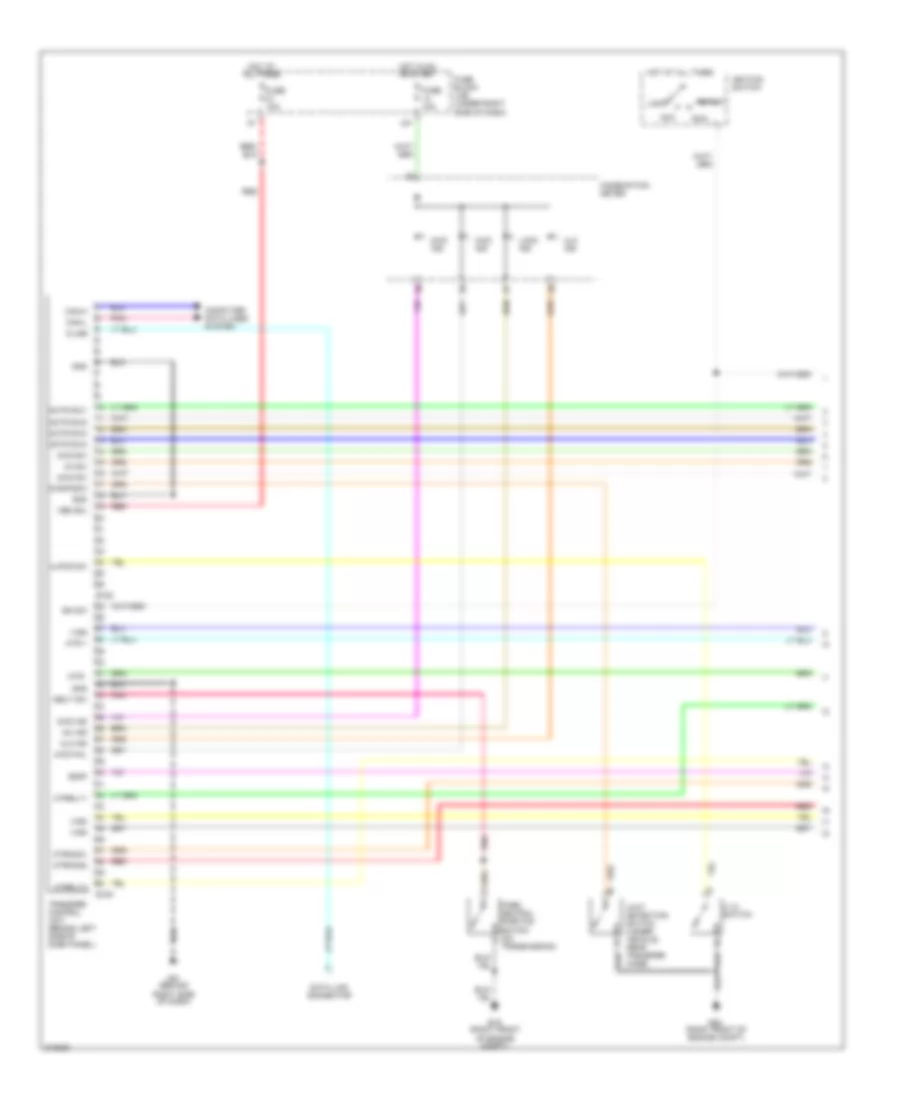 4WD Wiring Diagram M T 1 of 2 for Nissan Frontier LE 2005
