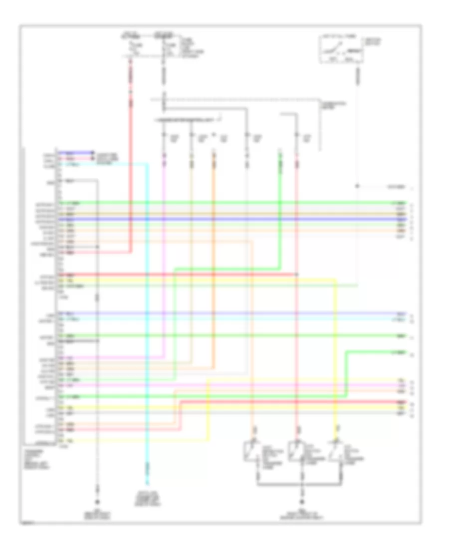 4WD Wiring Diagram A T 1 of 2 for Nissan Xterra Off Road 2007
