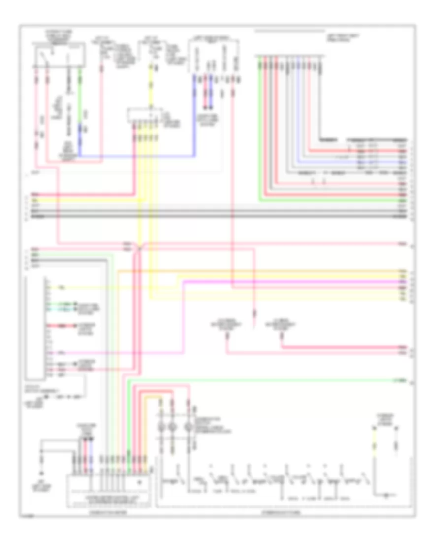 Radio Wiring Diagram, without Bose (3 of 5) for Nissan Pathfinder SV Hybrid 2014