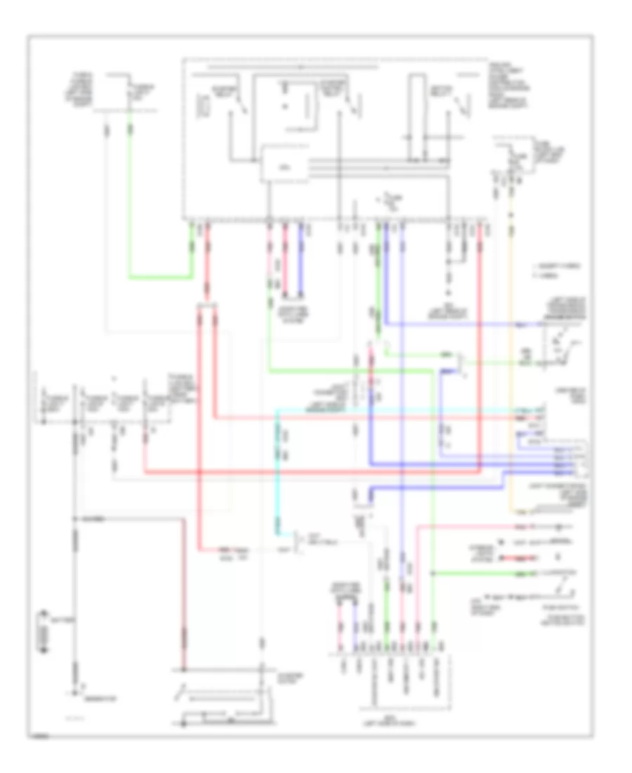 Starting Wiring Diagram for Nissan Pathfinder SV Hybrid 2014
