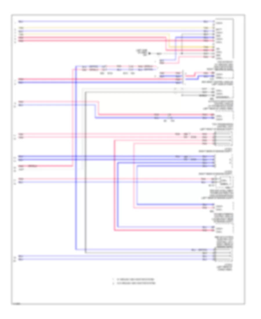 Computer Data Lines Wiring Diagram, Except Hybrid (3 of 3) for Nissan Pathfinder SV Hybrid 2014