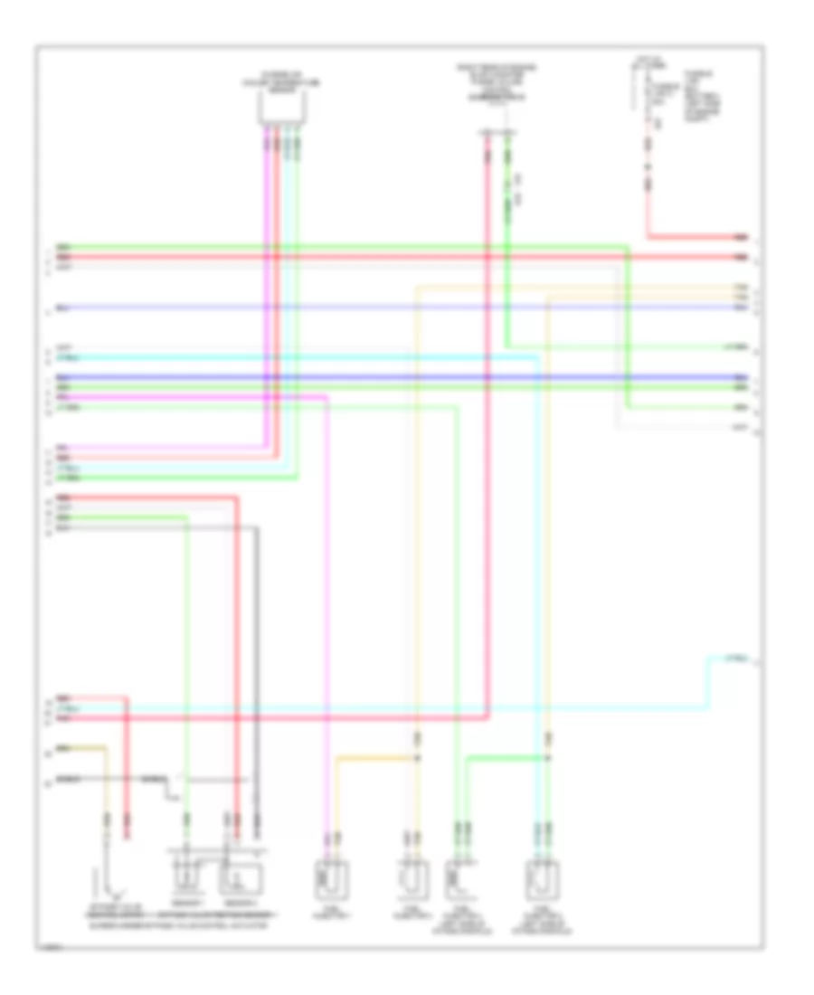 2.5L, Engine Controls Wiring Diagram (2 of 6) for Nissan Pathfinder SV Hybrid 2014