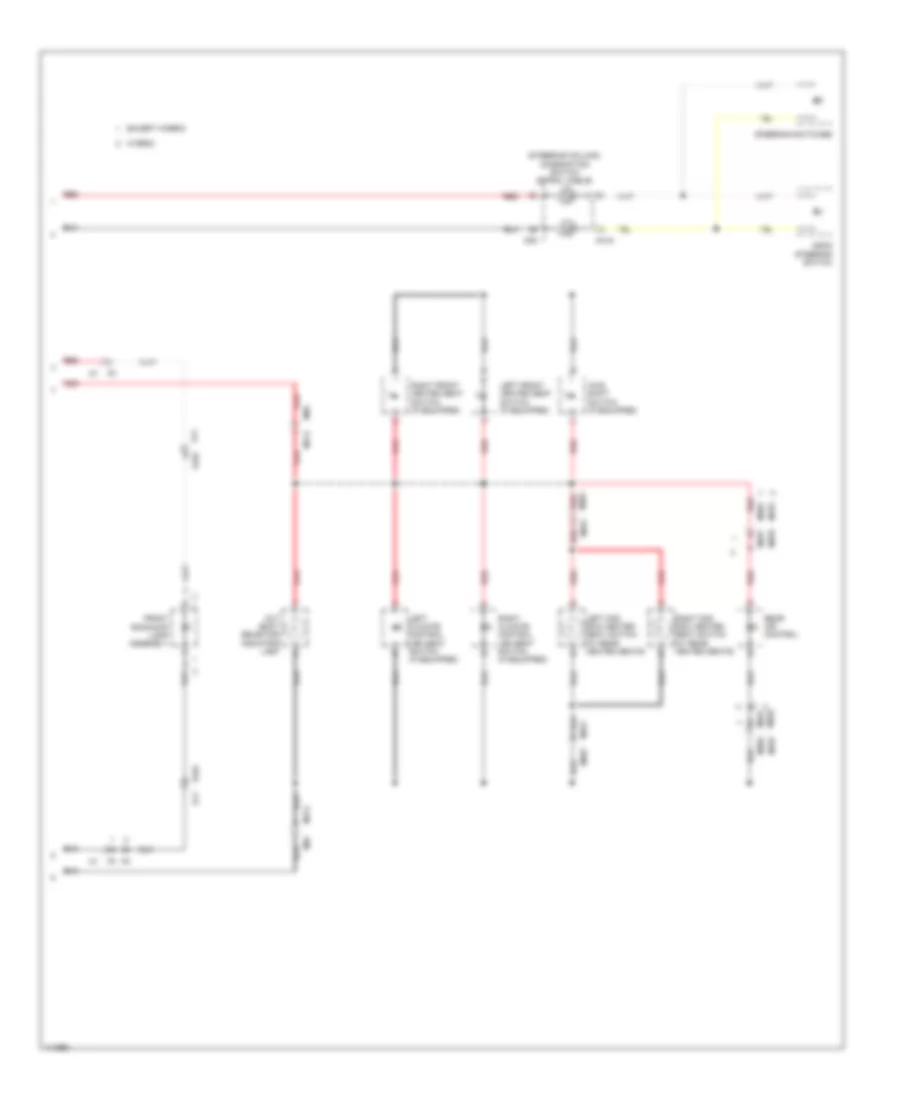 Instrument Illumination Wiring Diagram (3 of 3) for Nissan Pathfinder SV Hybrid 2014