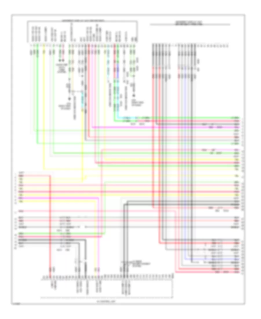 Navigation Wiring Diagram, Except Hybrid (5 of 7) for Nissan Pathfinder SV Hybrid 2014