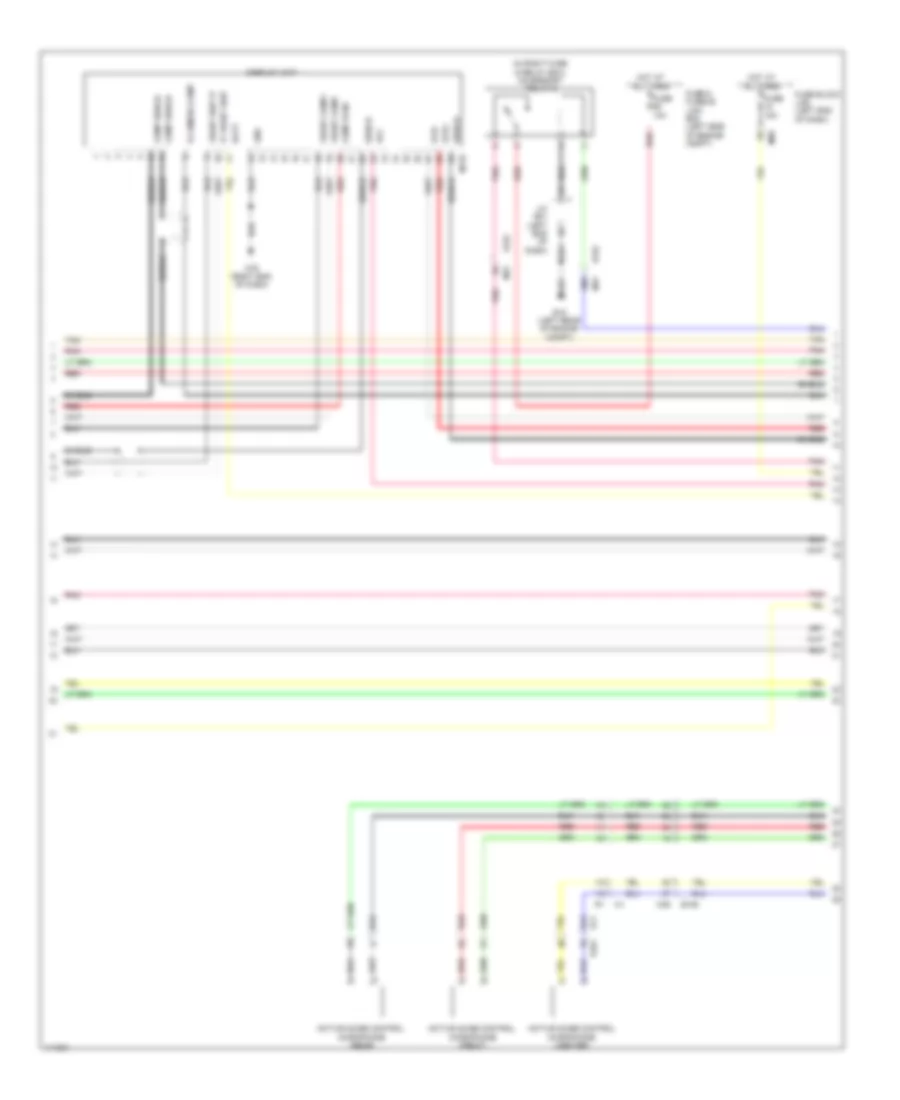 Navigation Wiring Diagram, Hybrid (2 of 10) for Nissan Pathfinder SV Hybrid 2014