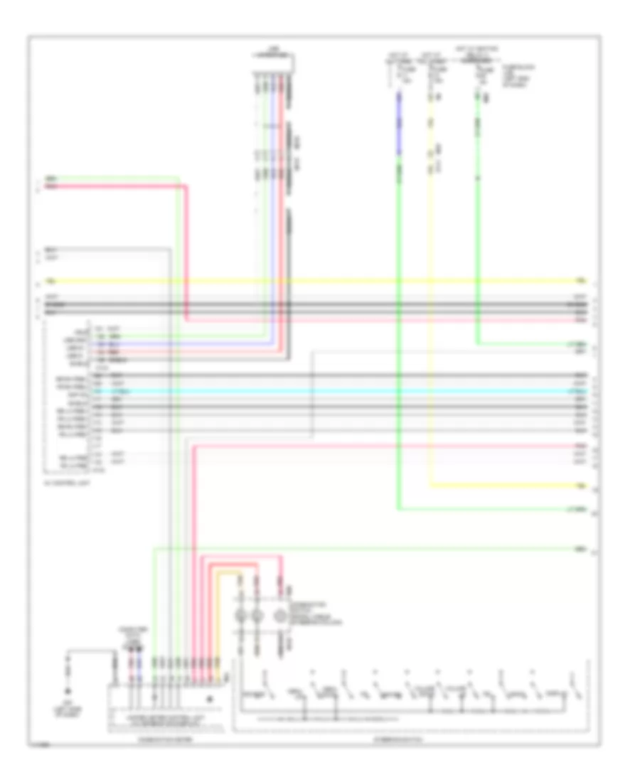 Mid-Line Radio Wiring Diagram, with Bose (2 of 6) for Nissan Pathfinder SV Hybrid 2014