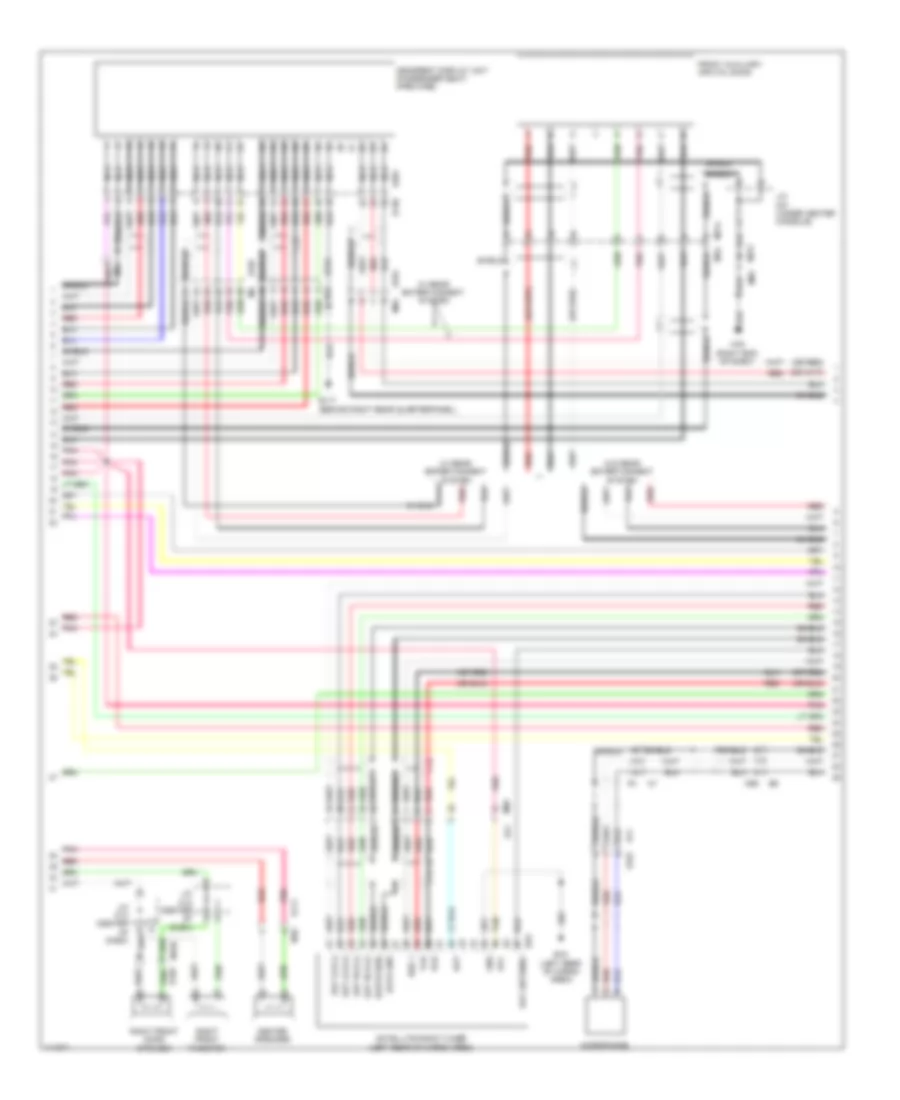 Mid-Line Radio Wiring Diagram, with Bose (5 of 6) for Nissan Pathfinder SV Hybrid 2014