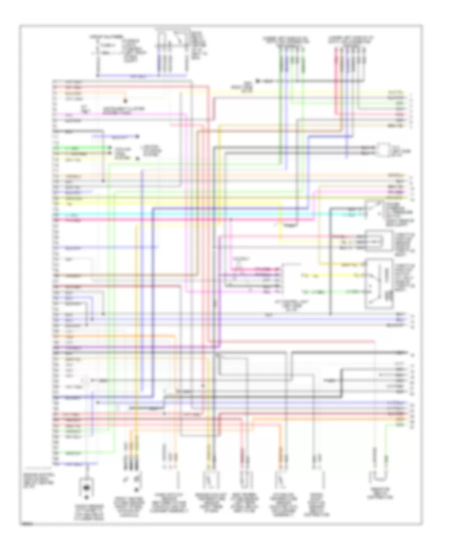 2 0L Engine Performance Wiring Diagrams 1 of 2 for Nissan 200SX SE R 1997