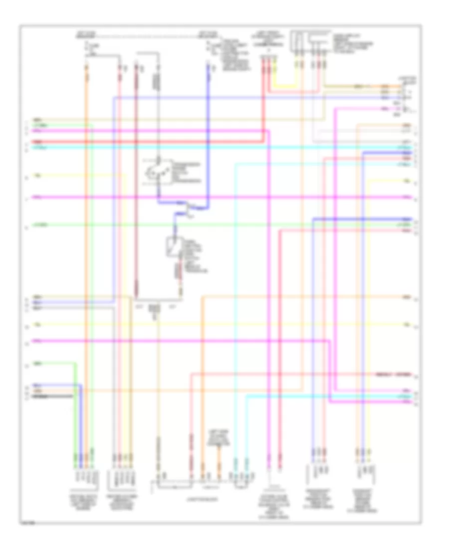 2 5L Engine Performance Wiring Diagram Except California Except Hybrid 3 of 4 for Nissan Altima SR 2010