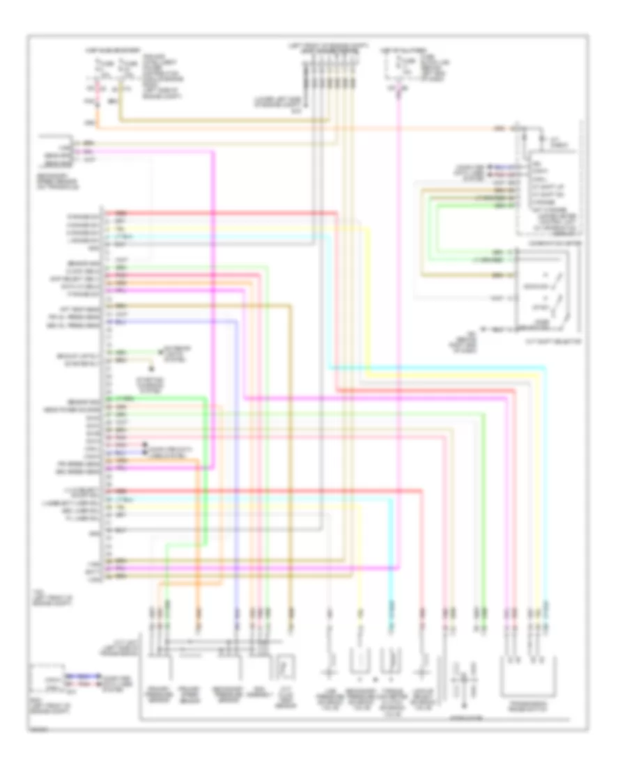 3 5L Transmission Wiring Diagram for Nissan Altima SR 2010