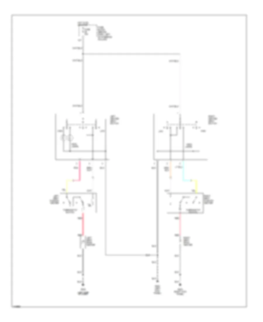 Heated Seats Wiring Diagram for Nissan Pathfinder XE 2001