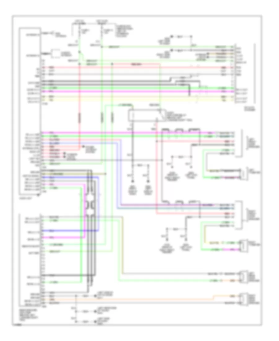 Radio Wiring Diagrams Bose for Nissan Pathfinder XE 2001
