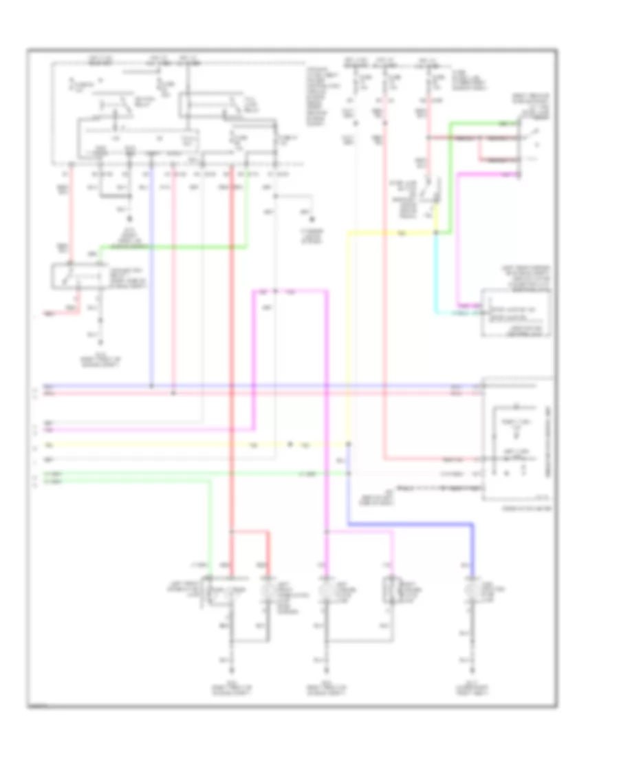 Exterior Lamps Wiring Diagram 2 of 2 for Nissan Frontier Nismo 2005