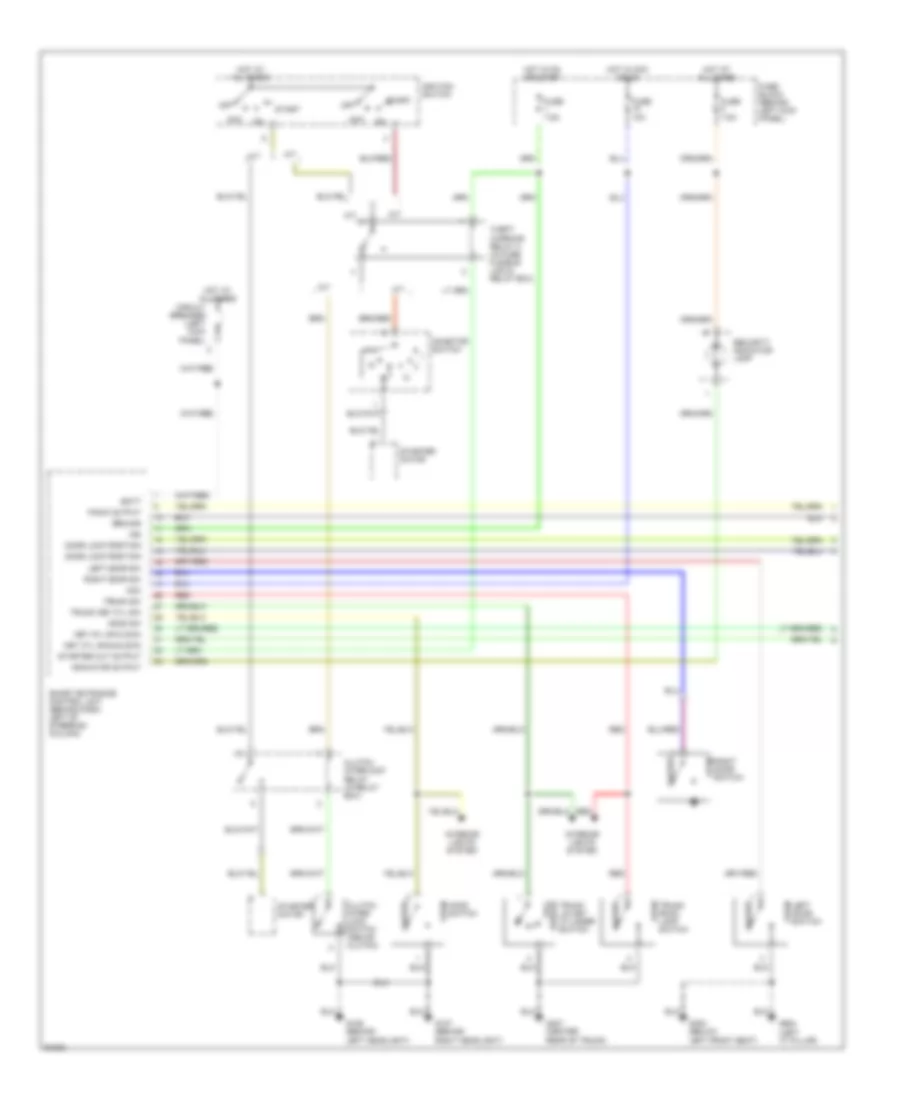 Anti theft Wiring Diagram 1 of 2 for Nissan 240SX 1997