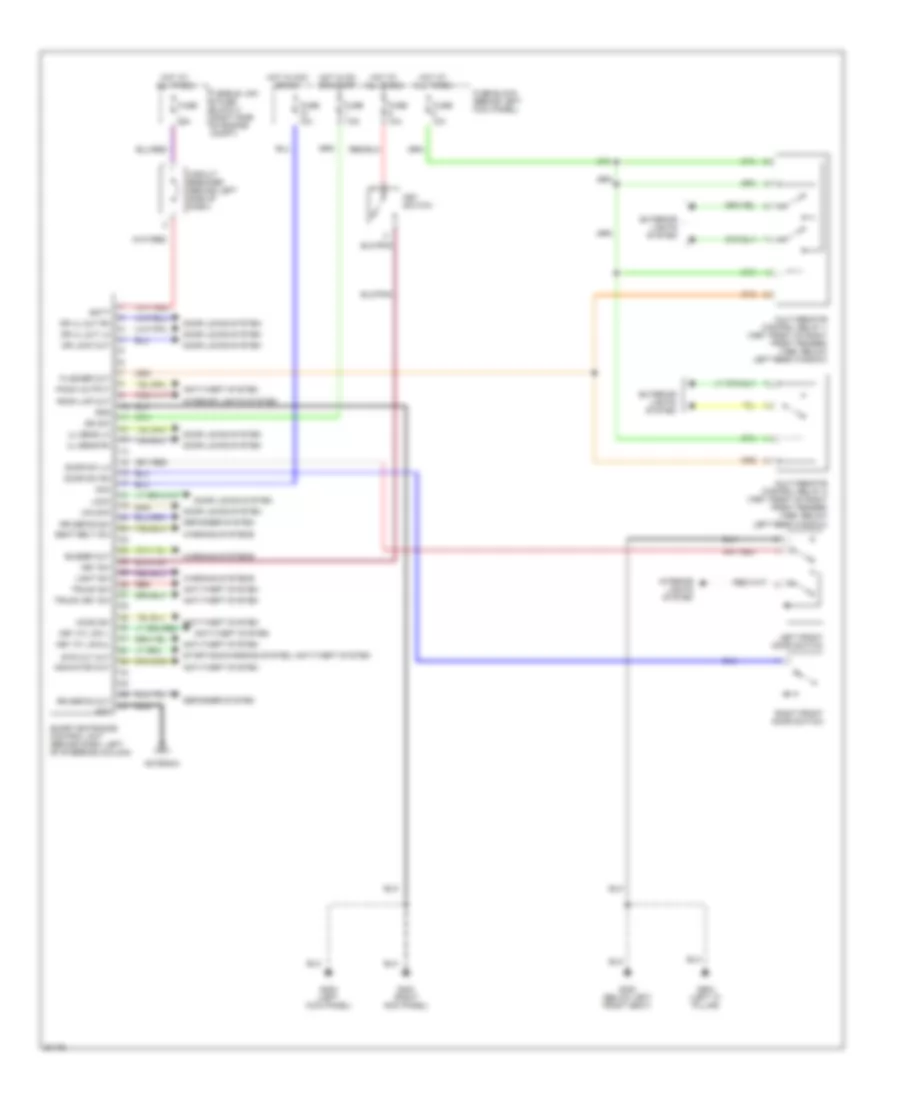 Smart Entrance Control Unit Wiring Diagram for Nissan 240SX 1997