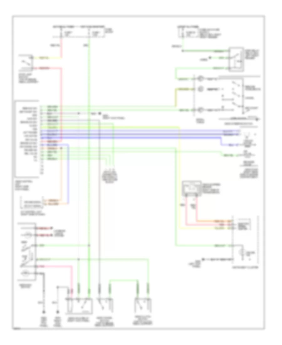 Cruise Control Wiring Diagram, MT for Nissan 240SX 1997