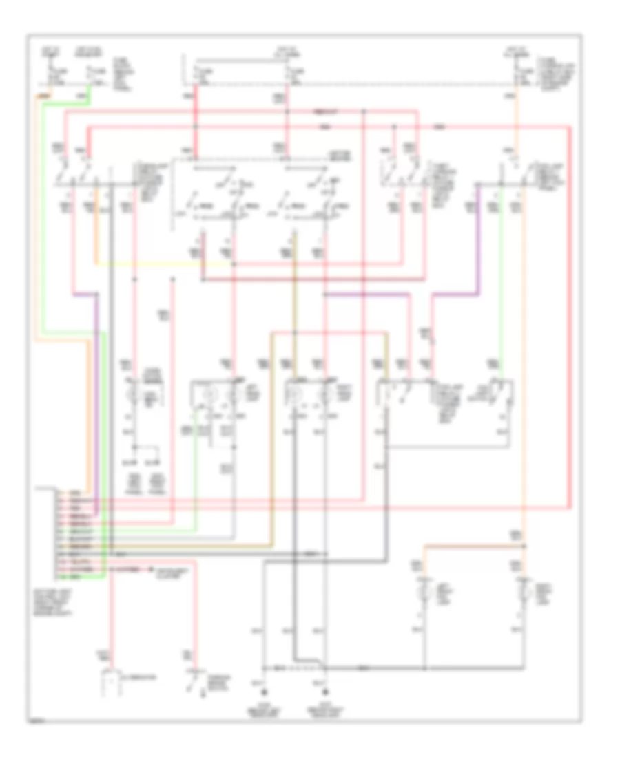 Headlight Wiring Diagram with DRL for Nissan 240SX 1997