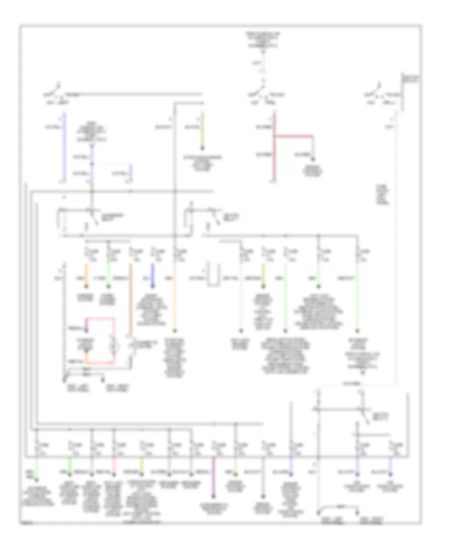 Power Distribution Wiring Diagram 2 of 2 for Nissan 240SX 1997