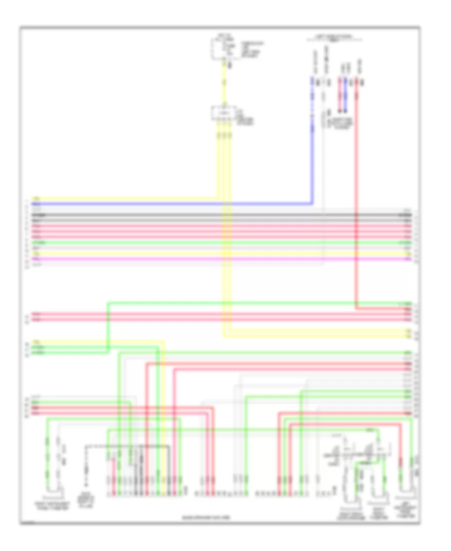 Radio Wiring Diagram, Base without Navigation (5 of 8) for Nissan Pathfinder SV 2014