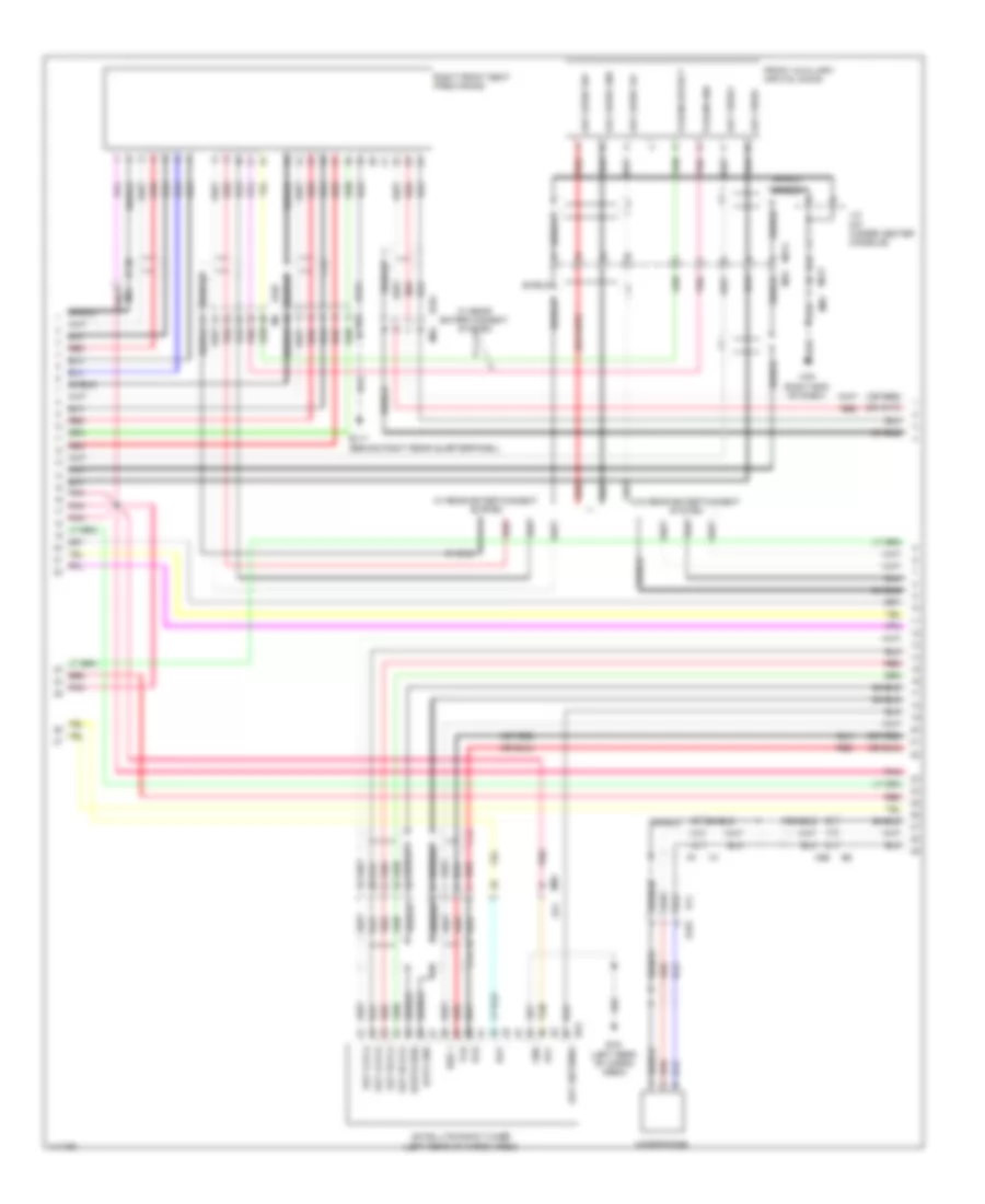 Radio Wiring Diagram, Base without Navigation (7 of 8) for Nissan Pathfinder SV 2014