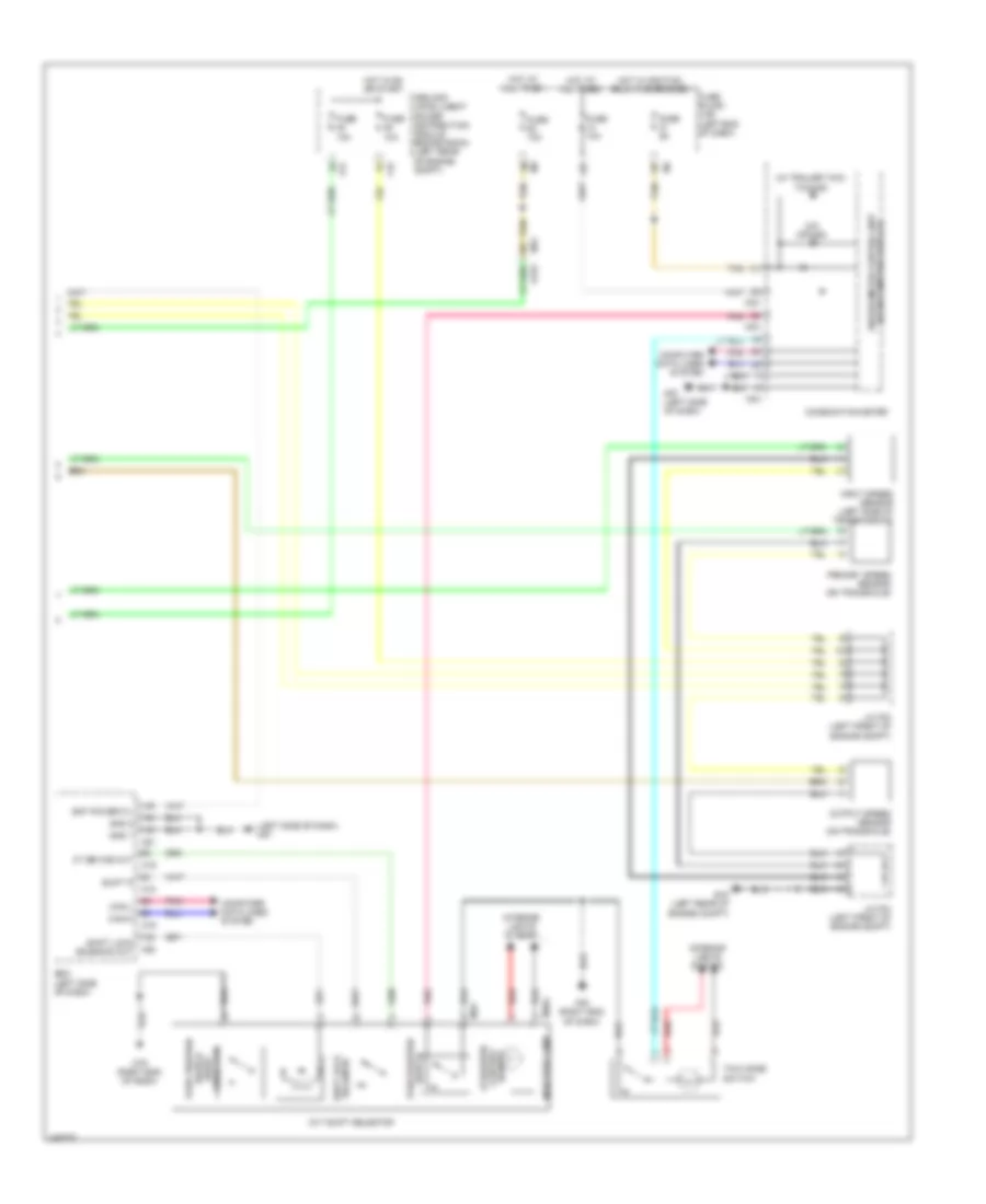 3.5L, AT Wiring Diagram (2 of 2) for Nissan Pathfinder SV 2014