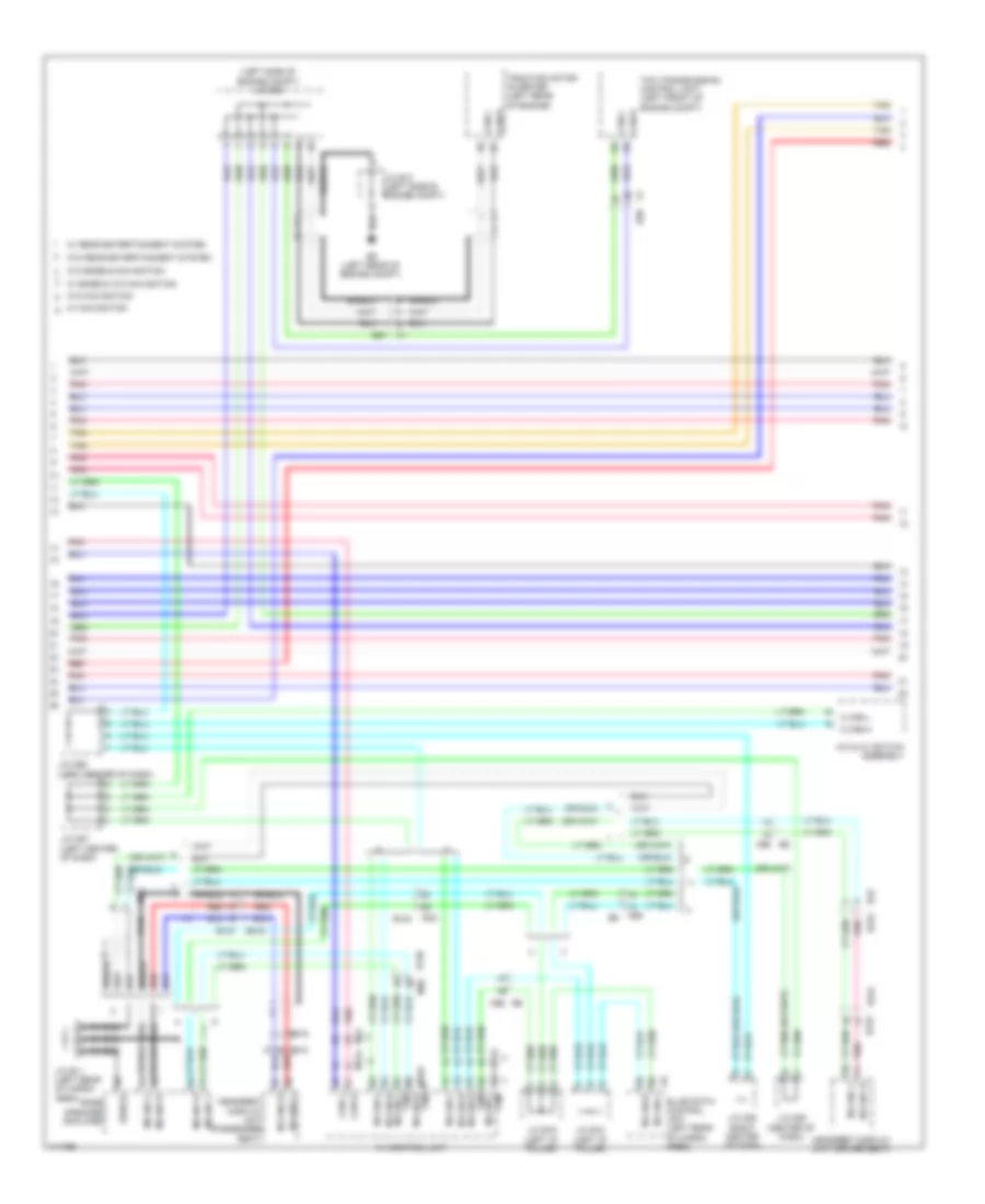 Computer Data Lines Wiring Diagram, Hybrid (2 of 3) for Nissan Pathfinder SV 2014