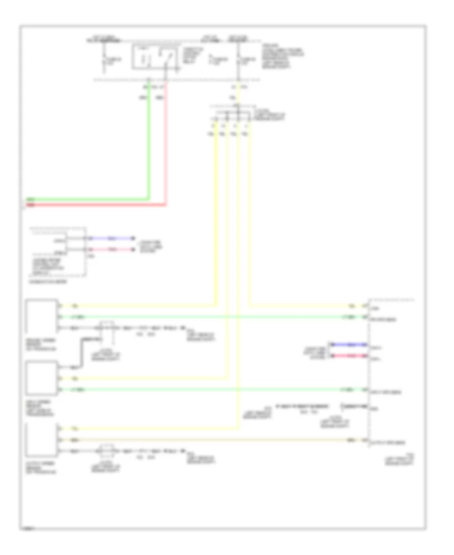 Cruise Control Wiring Diagram, Except Hybrid (2 of 2) for Nissan Pathfinder SV 2014