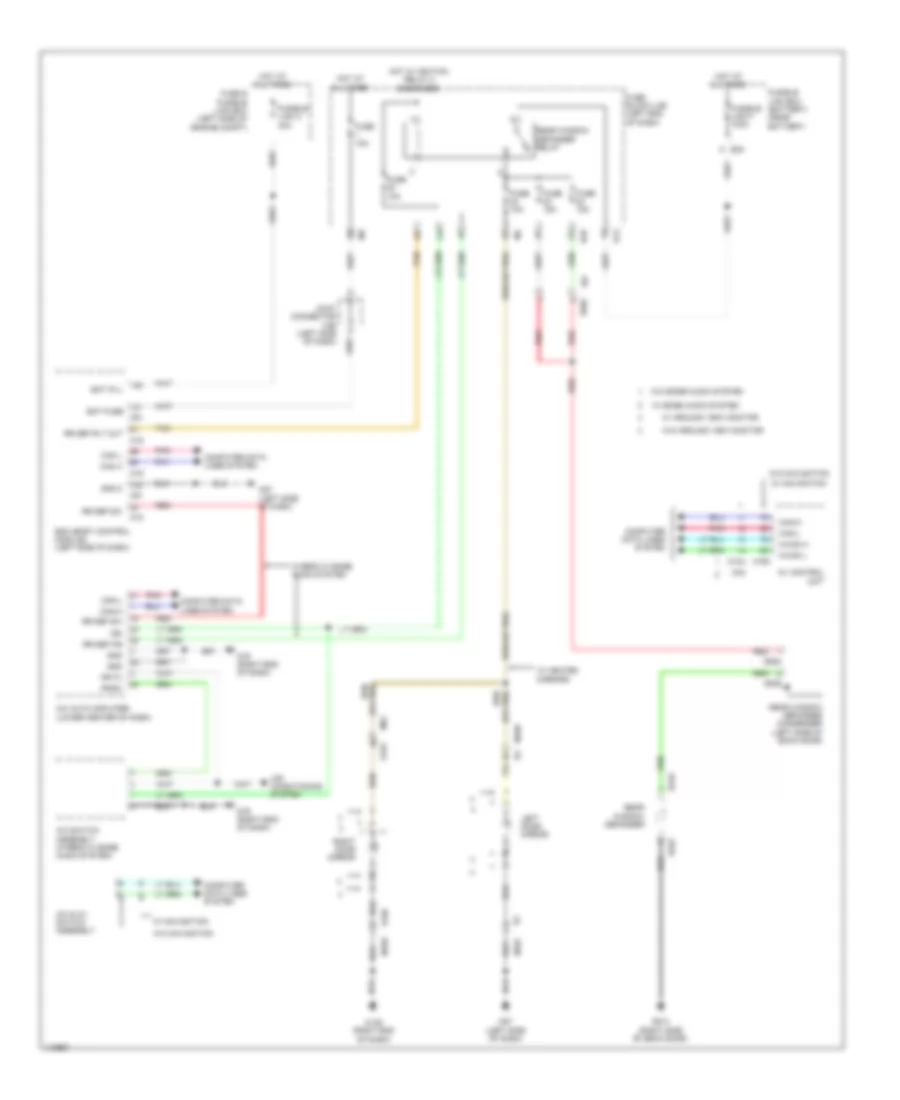 Defoggers Wiring Diagram for Nissan Pathfinder SV 2014