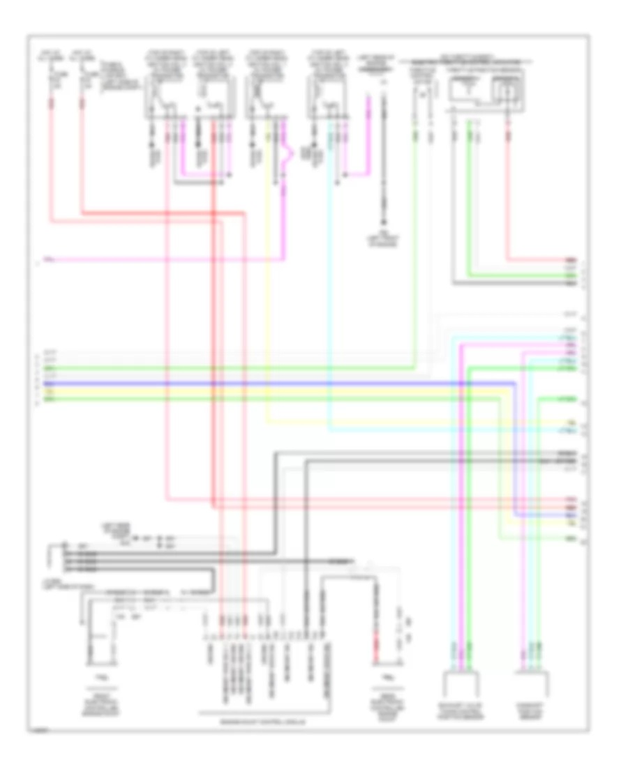 2.5L, Engine Controls Wiring Diagram (5 of 6) for Nissan Pathfinder SV 2014