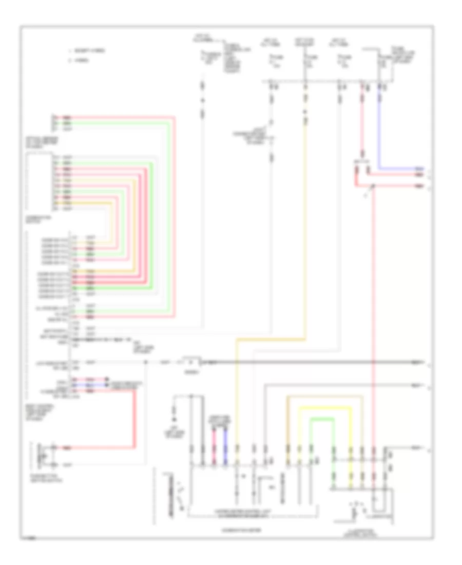 Instrument Illumination Wiring Diagram 1 of 3 for Nissan Pathfinder SV 2014