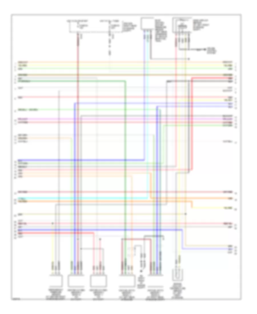 5.6L, Engine Performance Wiring Diagram (3 of 4) for Nissan Armada Platinum 2010