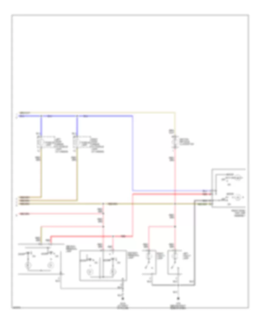 Courtesy Lamps Wiring Diagram 2 of 2 for Nissan Armada Platinum 2010