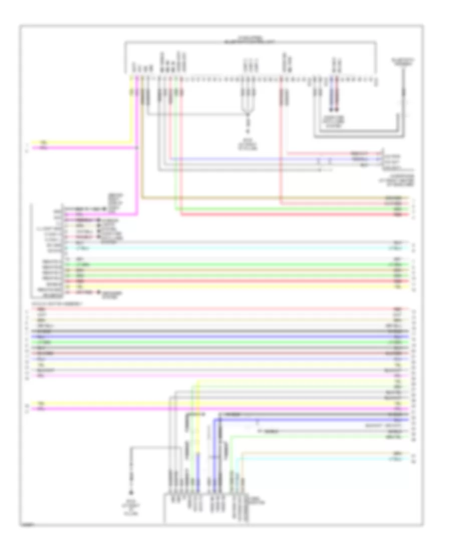 Bose Radio Wiring Diagram, without Navigation (3 of 5) for Nissan Armada Platinum 2010