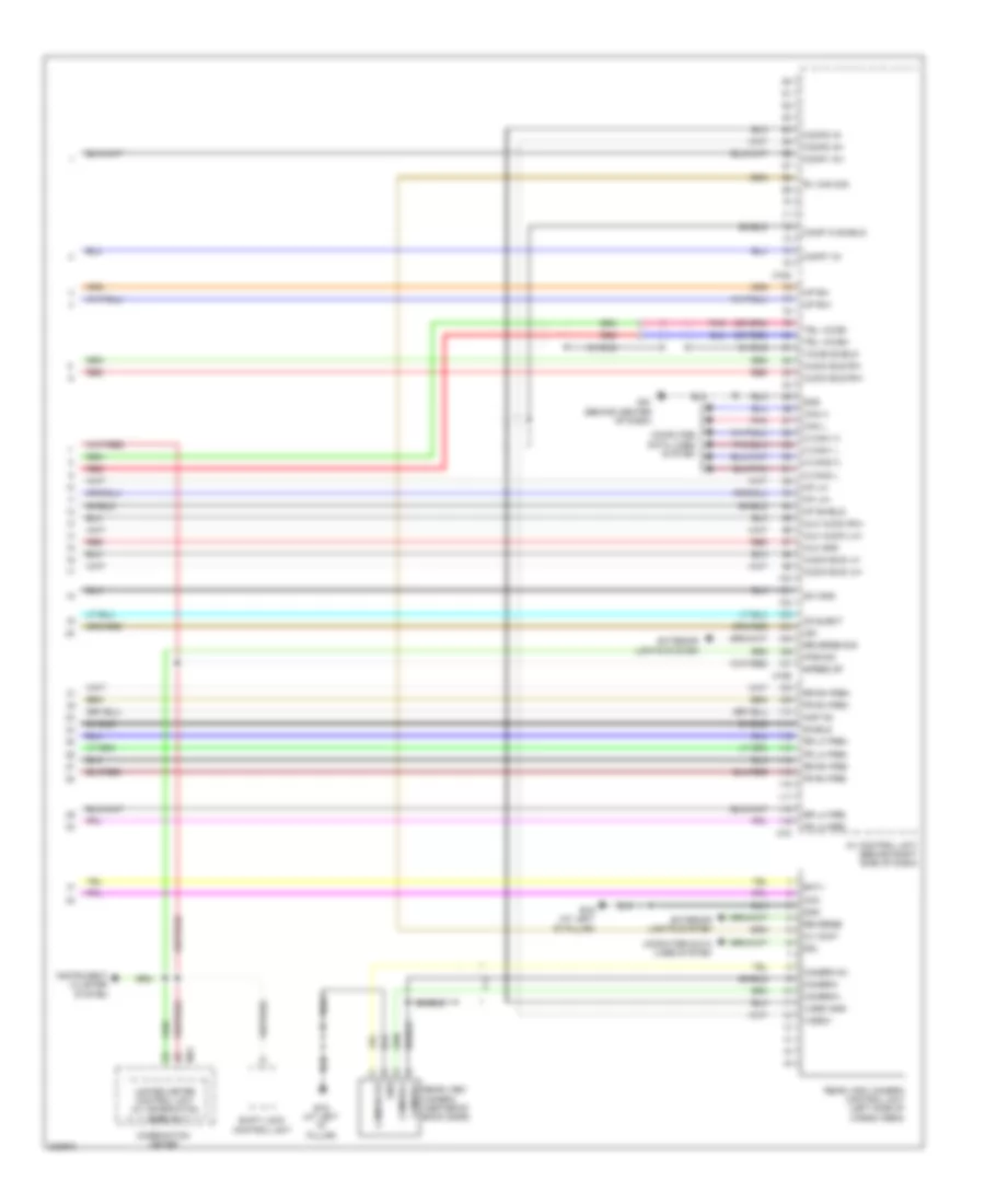 Bose Radio Wiring Diagram, without Navigation (5 of 5) for Nissan Armada Platinum 2010