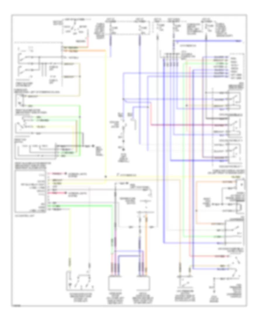 Manual A C Wiring Diagram 1 of 2 for Nissan Quest GLE 2001